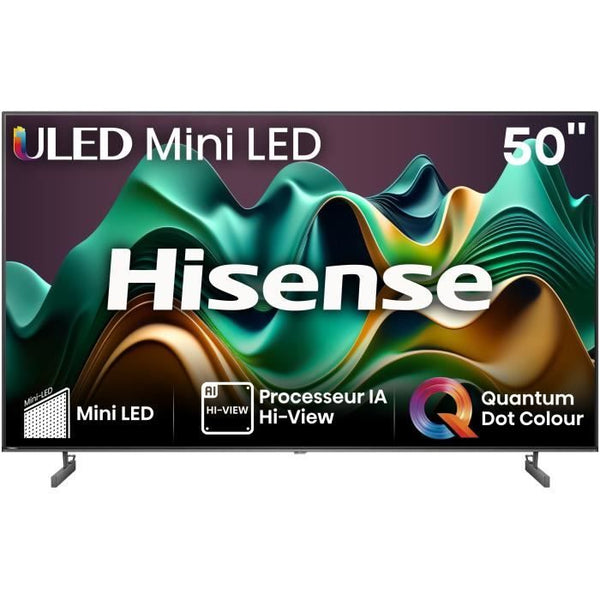 Hisense 50U6NQ 50" (126 cm) MiniLED 4K UHD Smart TV: Dolby Vision, Bord Ultra Fins, 3xHDMI