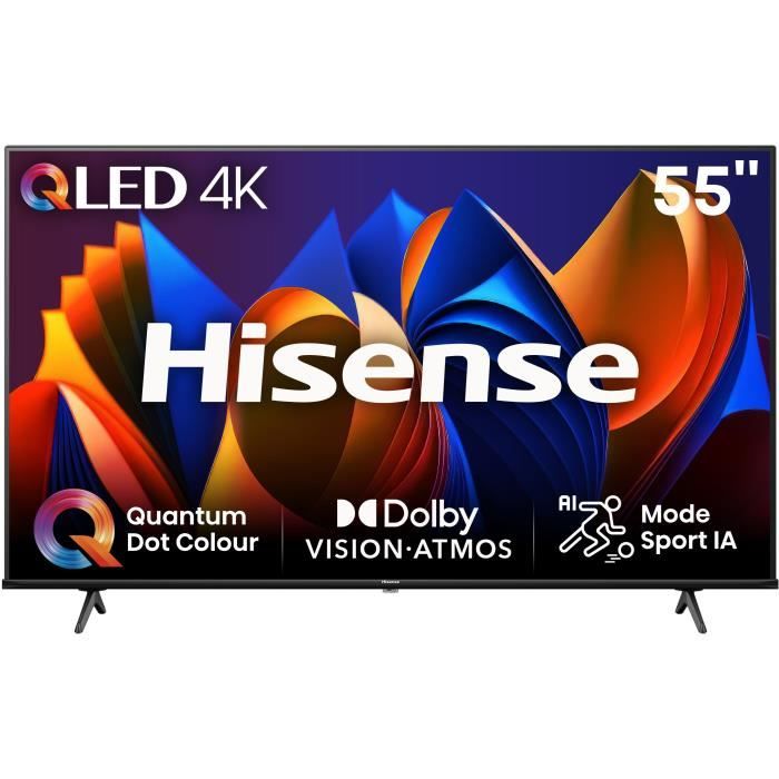 Hisense 55E7NQ TV QLED 55" (139 cm) 4K UHD HDR10+ Smart TV