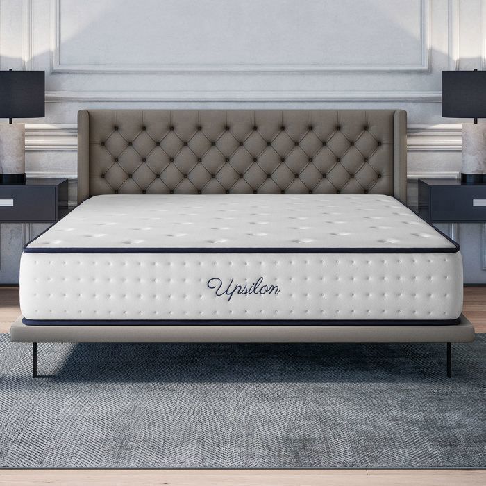 Matelas UPSILON 160x200 cm Ferme 7 Zones de Confort Mousse Adaptative HR Latex