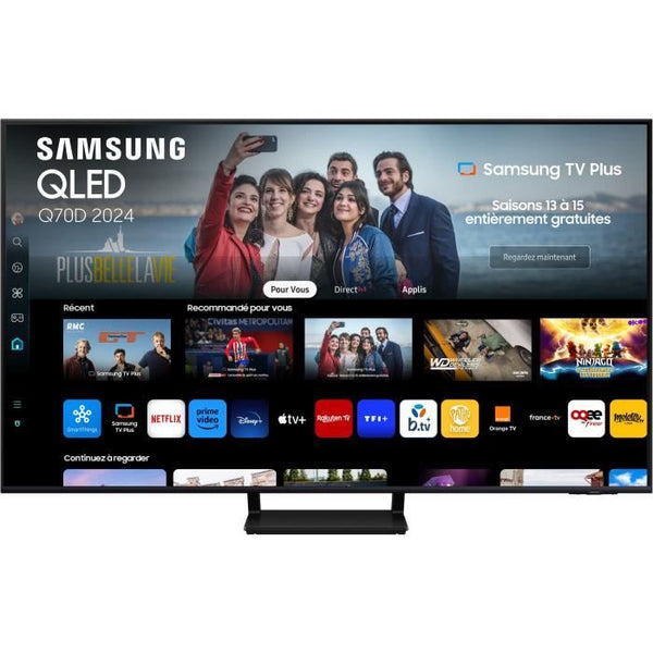 Téléviseur QLED Samsung 65Q70D 165 cm 4K UHD 120 Hz HDR10+ Gaming Smart TV
