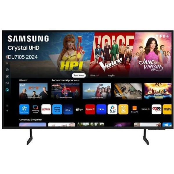Téléviseur LED Samsung 75DU7105 75" (190 cm) 4K UHD HDR Smart Gaming Hub HDMI WiFi