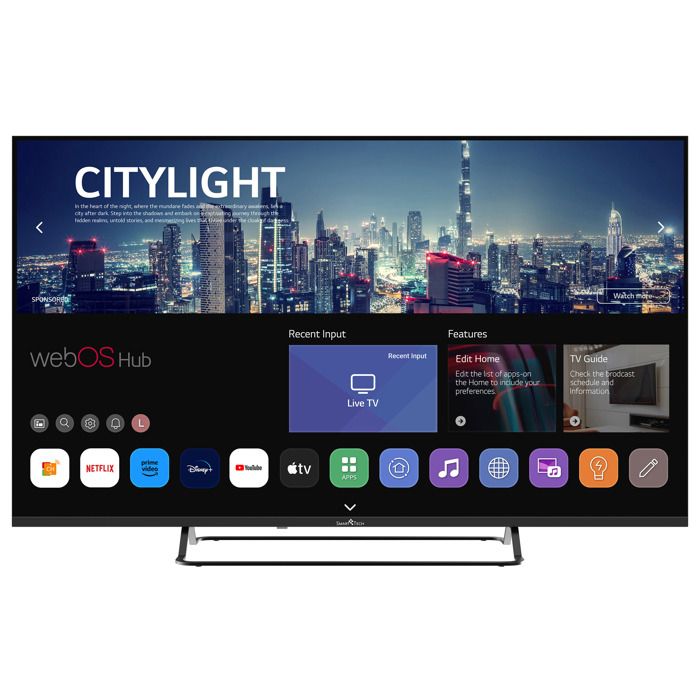 Smart Tech TV LED 4K UHD 50 pouces (127cm) Smart TV Web OS-50UW02V